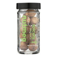 Spicely Organics - Organic Nutmeg - Whole - Case Of 3 - 1.4 Oz.