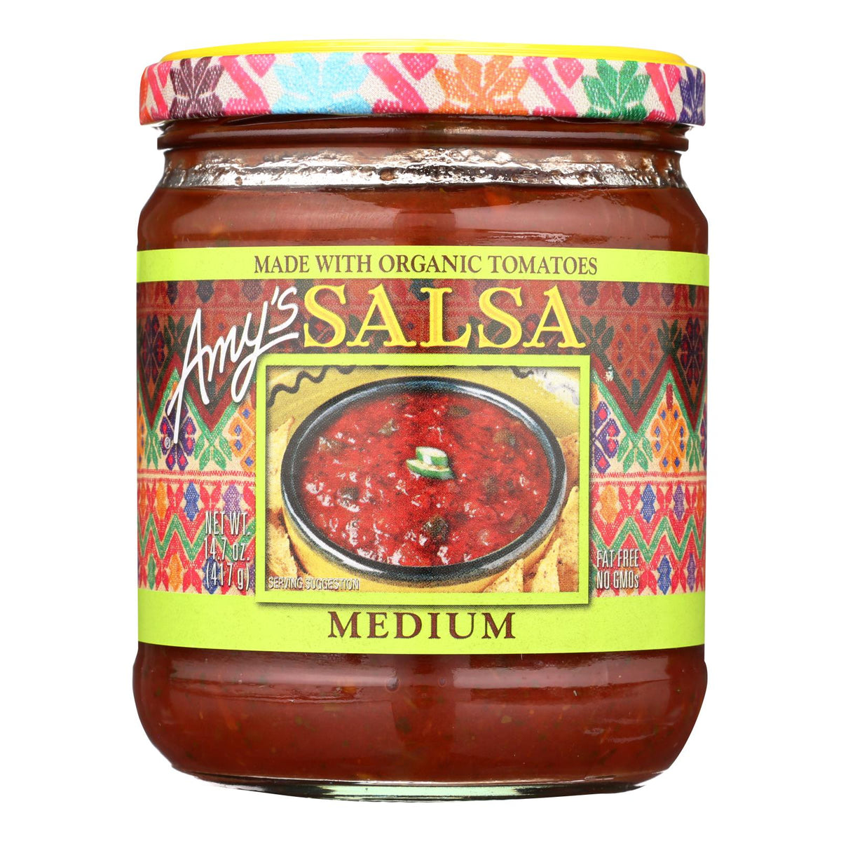 Amy's - Medium Salsa - Made With Organic Ingredients - Case Of 6 - 14.7 Oz