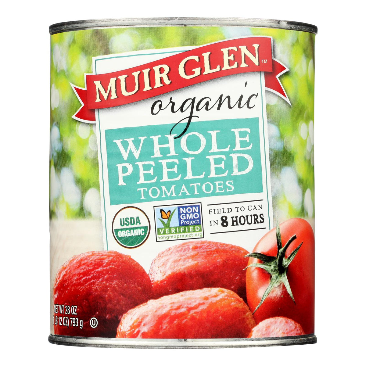 Muir Glen Organic Whole Peeled Tomatoes - Case Of 12 - 28 Oz.