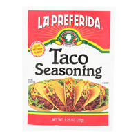 La Preferida Taco Seasoning - Case Of 12 - 1.25 Oz