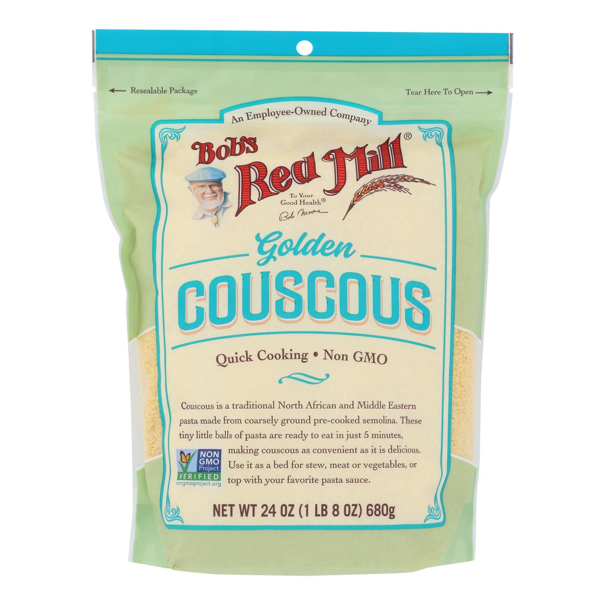 Bob's Red Mill - Couscous Golden - Case Of 4-24 Oz