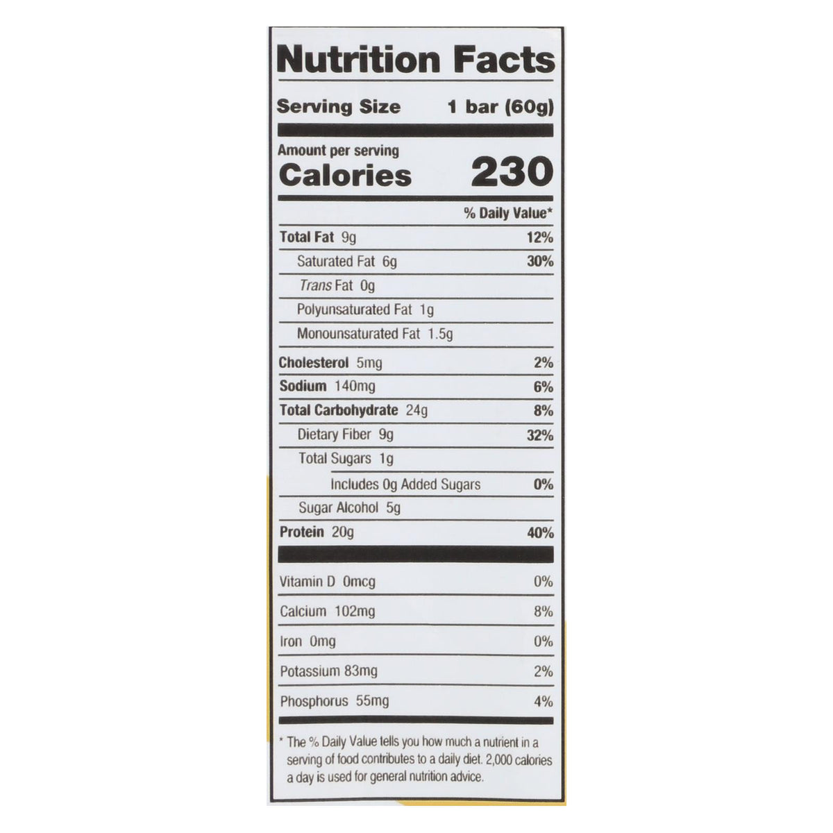 One Cinnamon Roll Protein Bar  - Case Of 12 - 60 Grm