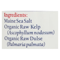 Maine Coast Organic Sea Seasonings - Sea Salt With Sea Veg - 1.5 Oz Shaker