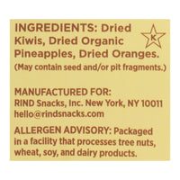 Rind Snacks - Dried Fruit Blend Tropical - Case Of 12 - 3 Oz