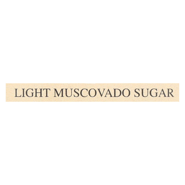 India Tree Gourmet Spices & Specialties Light Muscovado Sugar  - Case Of 6 - 16 Oz