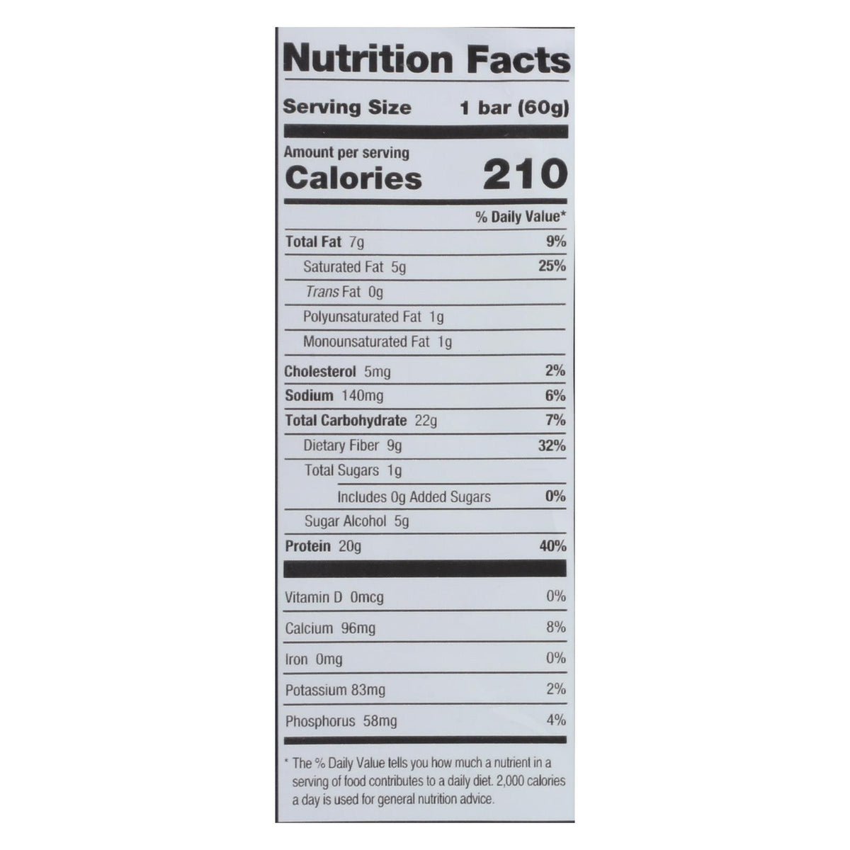 One Birthday Cake Flavored Protein Bar  - Case Of 12 - 60 Grm