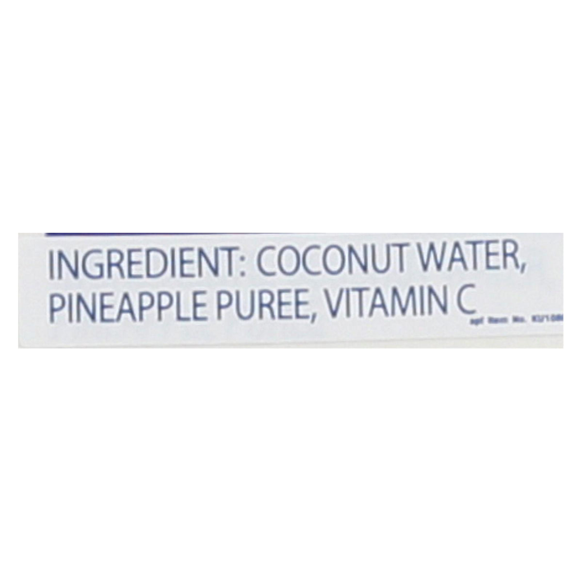 C2o - Pure Coconut Water - Pineapple - Case Of 12 - 33.8 Fl Oz.