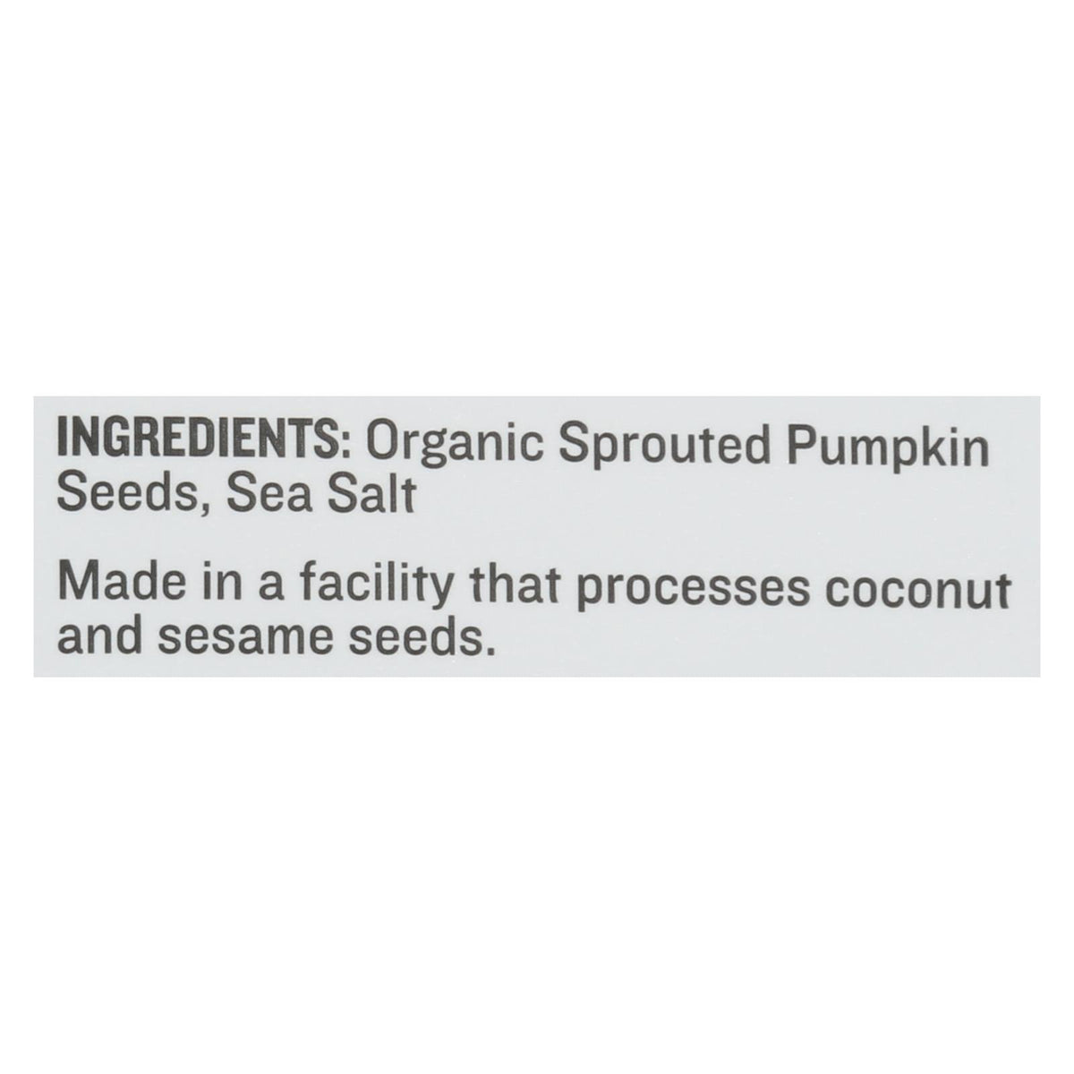 Go Raw - Snack Seed Pumpkin Sprtd - Case Of 10 - 4 Oz