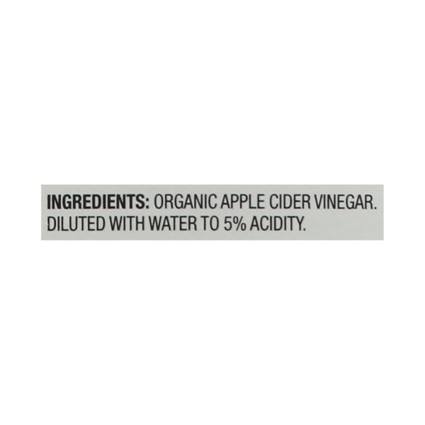 Spectrum Naturals Organic Unfiltered Apple Cider Vinegar - Case Of 4 - 1 Gal