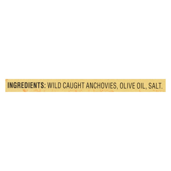 Reese Anchovies - Flat Fillets - In Pure Olive Oil - 2 Oz - Case Of 10