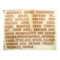 Inglehoffer - Cream Style Horseradish - Case Of 12 - 3.75 Oz.