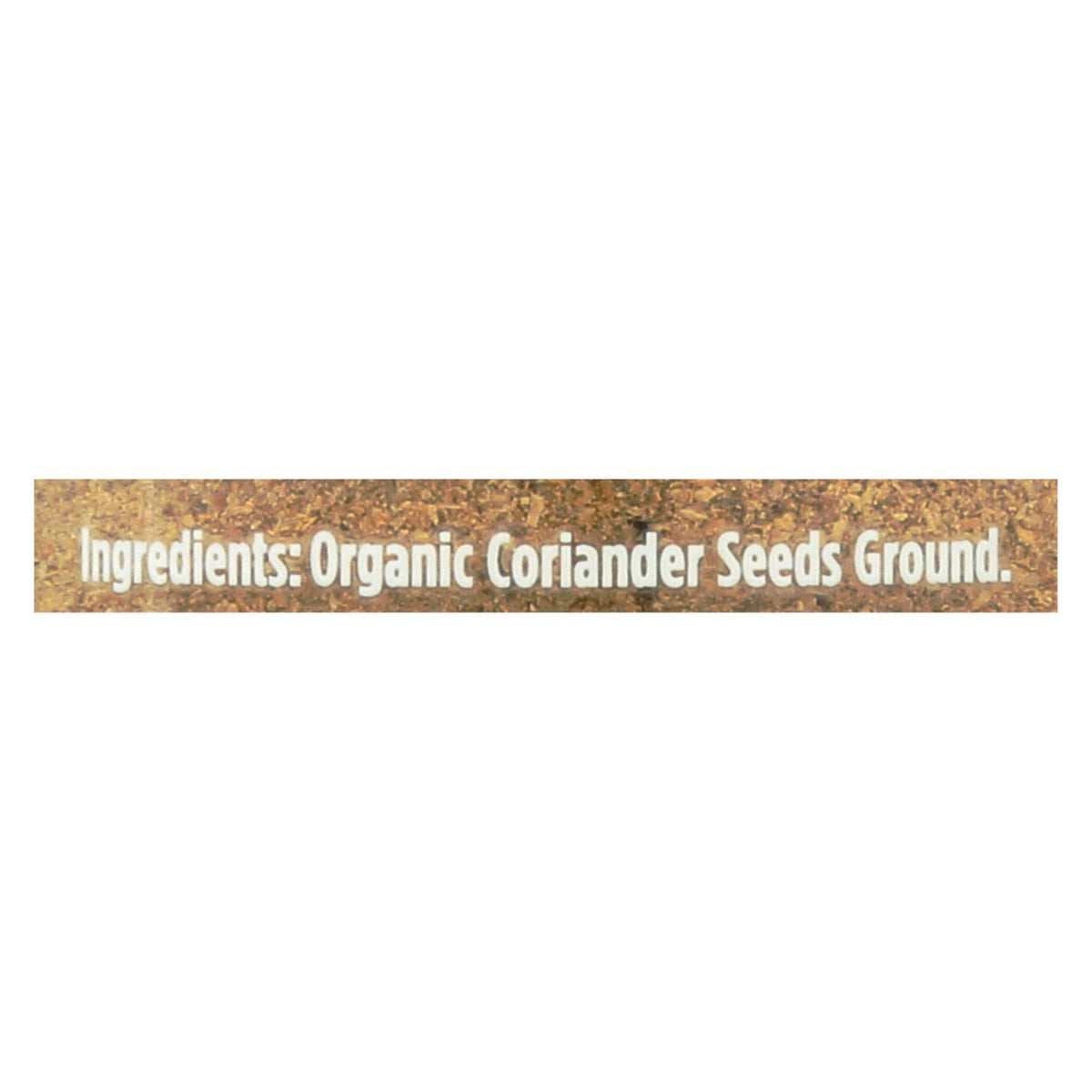 Spicely Organics - Organic Coriander - Ground - Case Of 3 - 1.4 Oz.