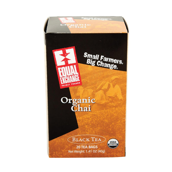 Equal Exchange Organic Chai Tea - Chai Tea - Case Of 6 - 20 Bags