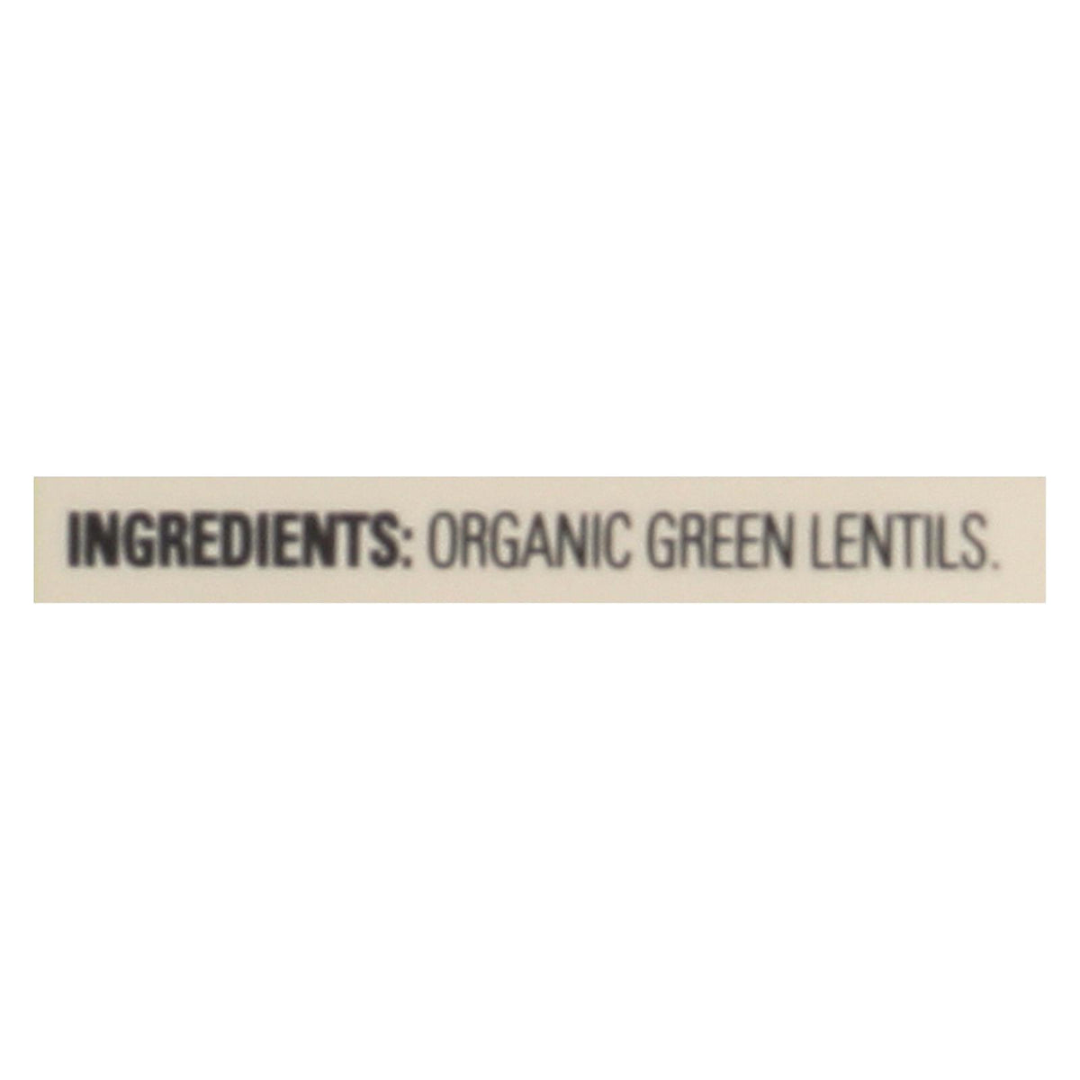 Arrowhead Mills - Organic Green Lentils - Case Of 6 - 16 Oz.