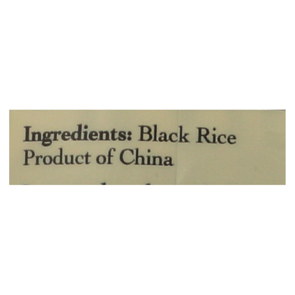 Lotus Foods Heirloom Forbidden Black Rice - Case Of 6 - 15 Oz.