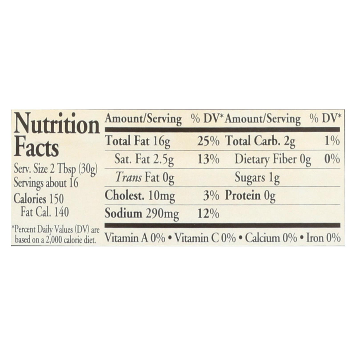 Newman's Own Salad Dressing - Ranch - Case Of 6 - 16 Fl Oz.