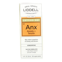 Liddell Homeopathic Letting Go Anxiety Spray - 1 Fl Oz