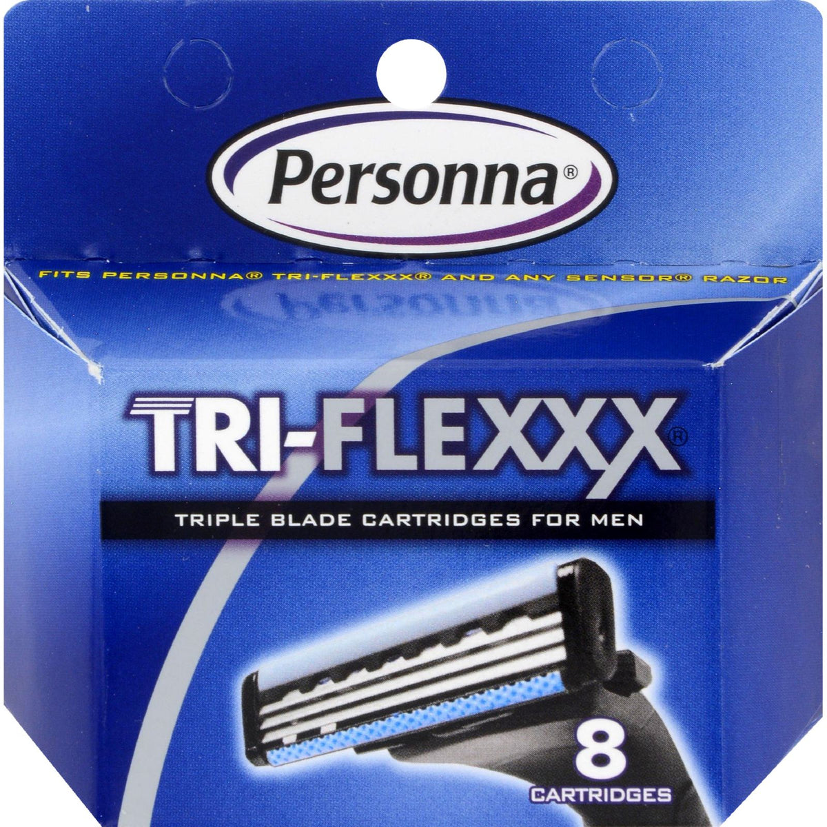 Personna Tri Flex Cartridge - 8 Pack