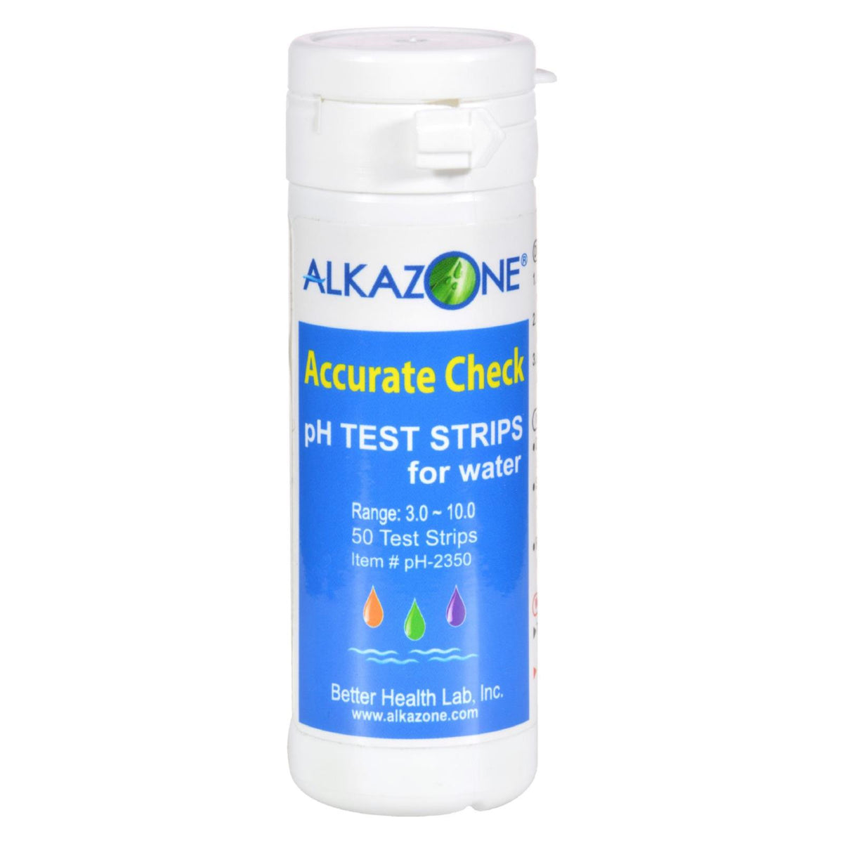 Alkazone Accurate Check Ph Test Strips For Water - 50 Strips