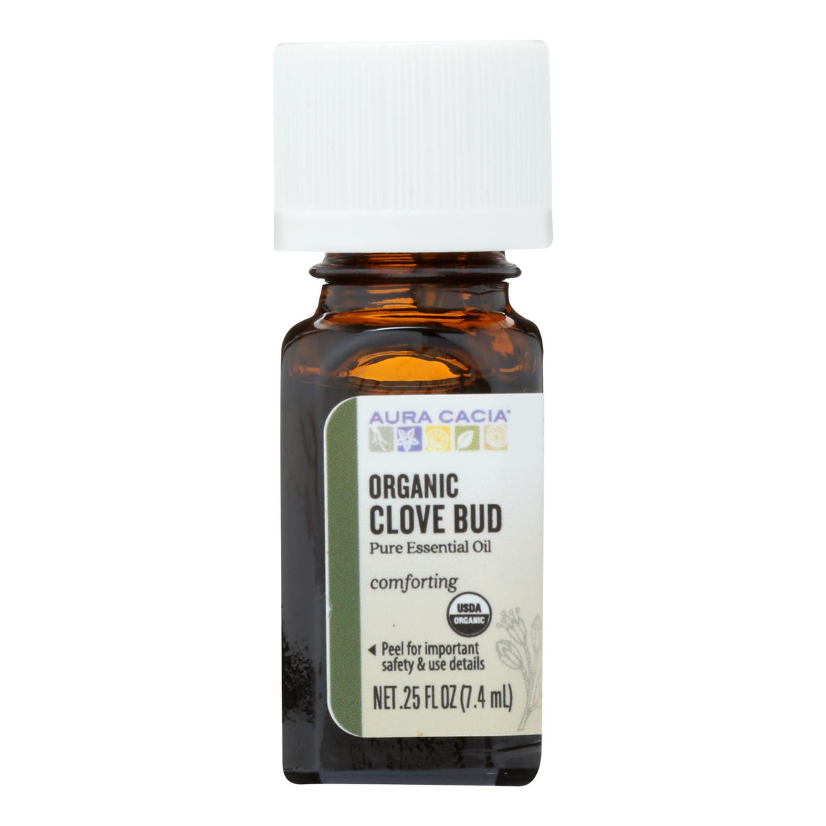 Aura Cacia - Organic Essential Oil - Clove Bud - .25 Oz