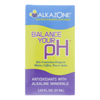 Alkazone Alkaline Booster Drops With Antioxidant - 1.2 Fl Oz