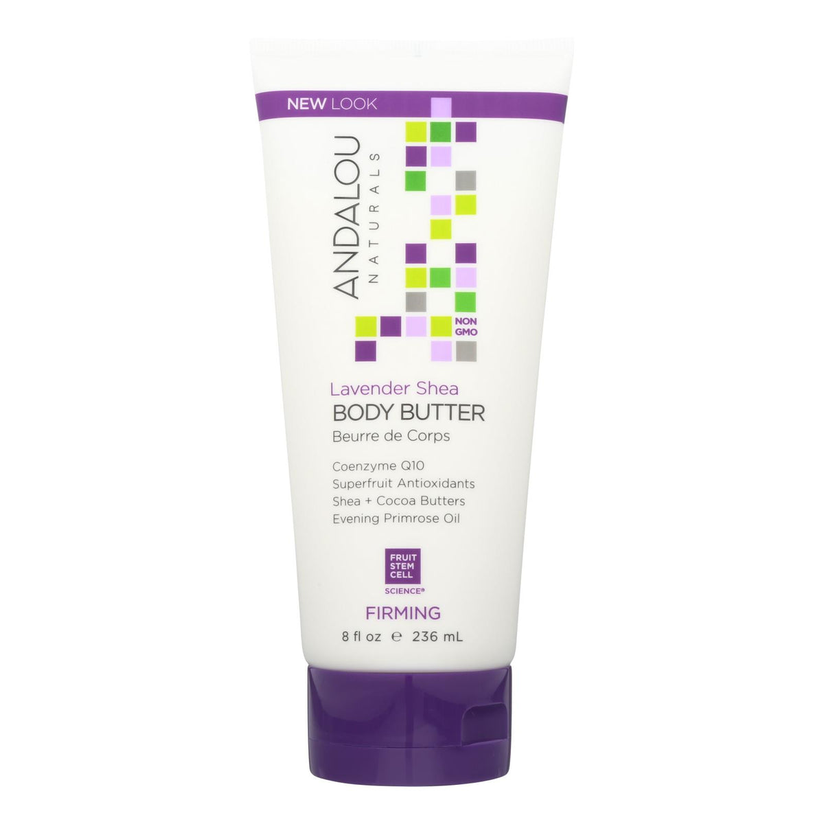 Andalou Naturals Firming Body Butter Lavender Shea - 8 Fl Oz