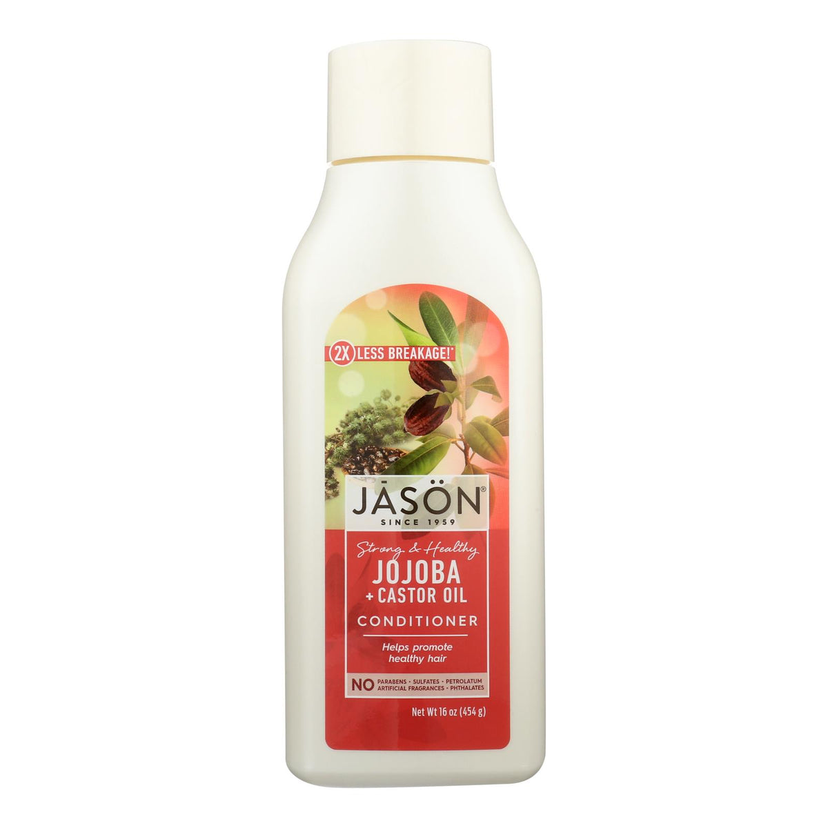 Jason Pure Natural Long And Strong Conditioner Jojoba - 16 Fl Oz.