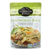 Saffron Road Simmer Sauce - Lemongrass Basil - Case Of 8 - 7 Fl Oz.