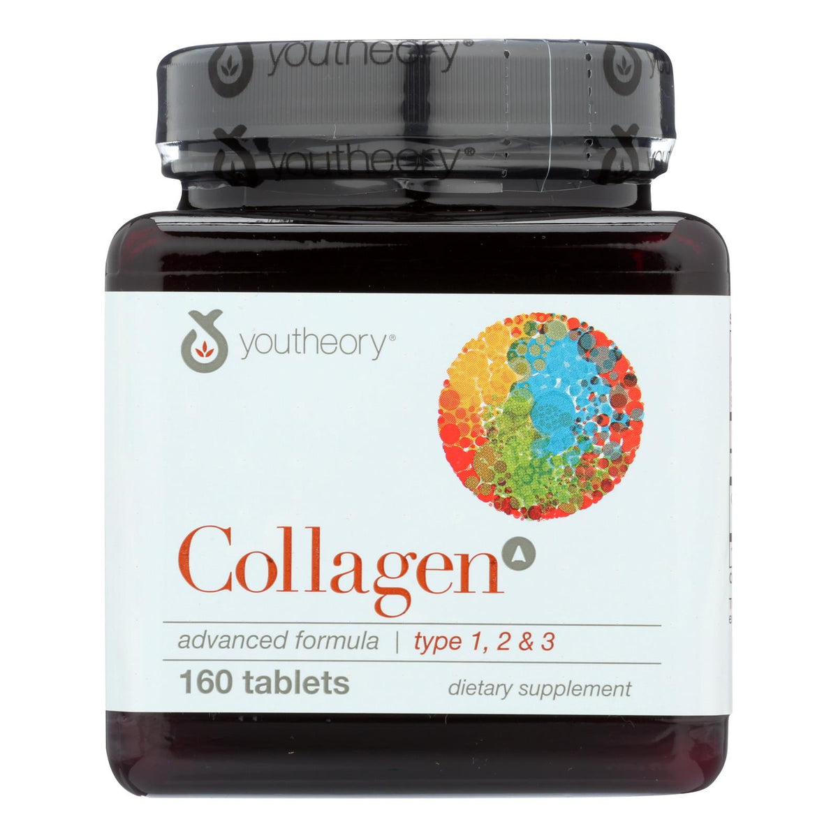 Youtheory Collagen - Type 1 And 2 And 3 - Advanced Formula - 160 Tablets