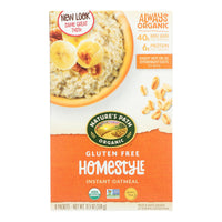 Nature's Path Organic Hot Oatmeal - Homestyle - Case Of 6 - 11.3 Oz.