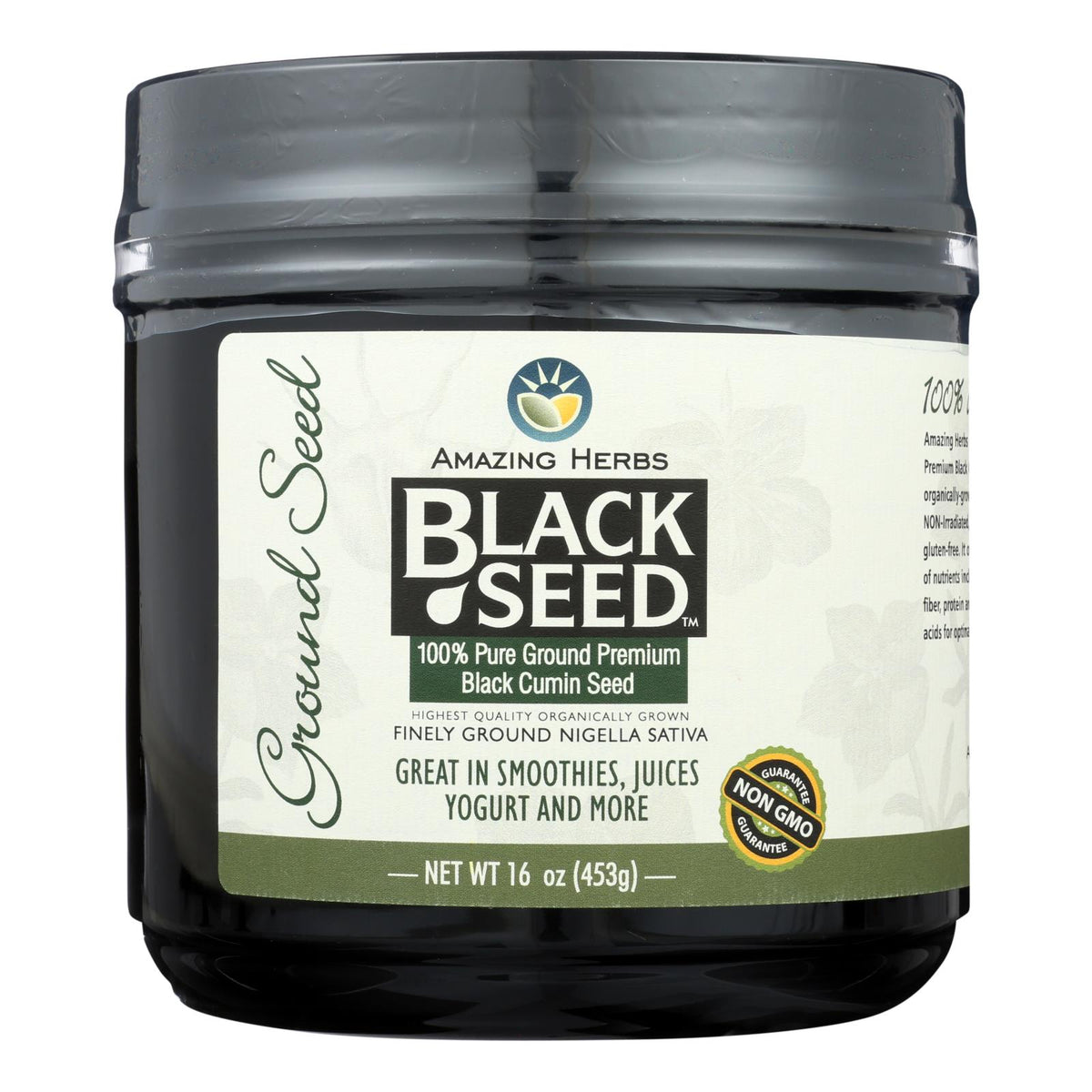 Amazing Herbs - Black Seed Ground Seed - 16 Oz