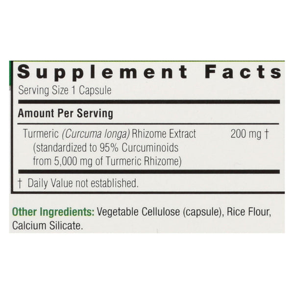 Nature's Answer - Turmeric-3 - 90 Vegetarian Capsules