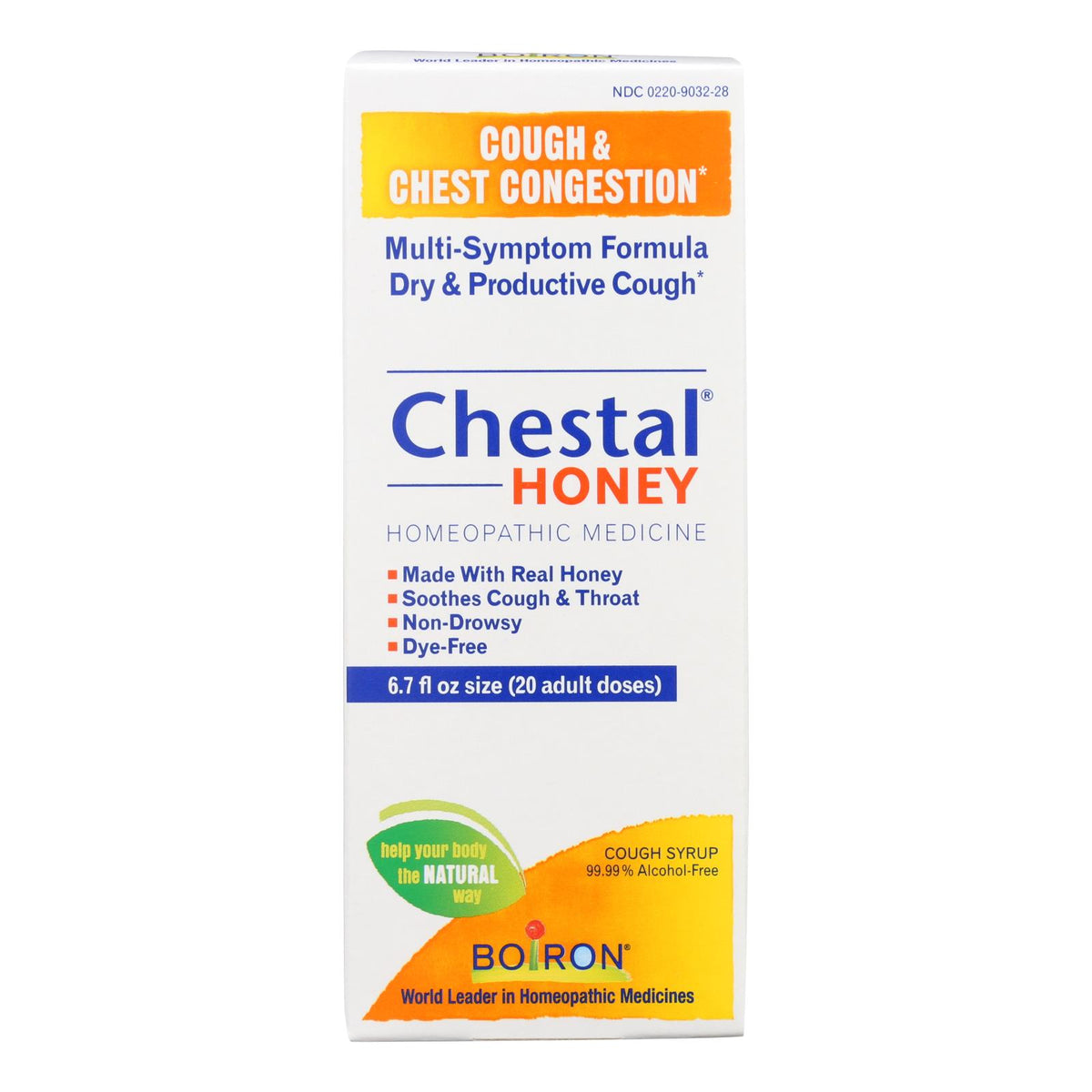 Boiron - Chestal - Cough And Chest Congestion - Honey - Adult - 6.7 Oz