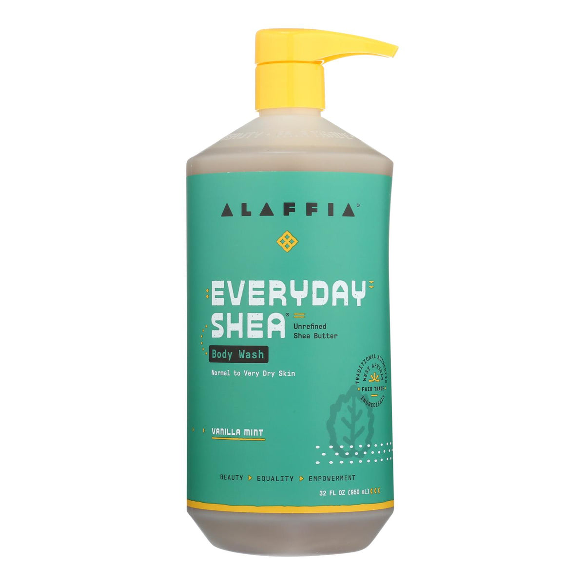 Alaffia - Everyday Body Wash - Shea Vanilla - 32 Oz.