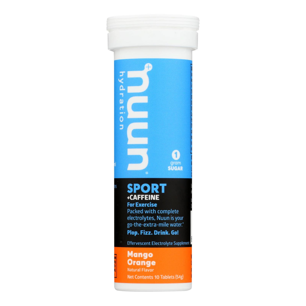 Nuun Hydration Nuun Energy - Mango Orange - Case Of 8 - 10 Tablets