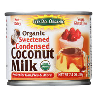 Let's Do Organic Organic Coconut Milk - Sweetened Condensed - Case Of 6 - 7.4 Fl Oz