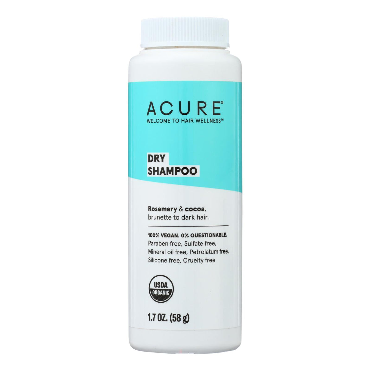 Acure - Shampoo - Organic - Dry - Brnt - Dark - 1.7 Oz