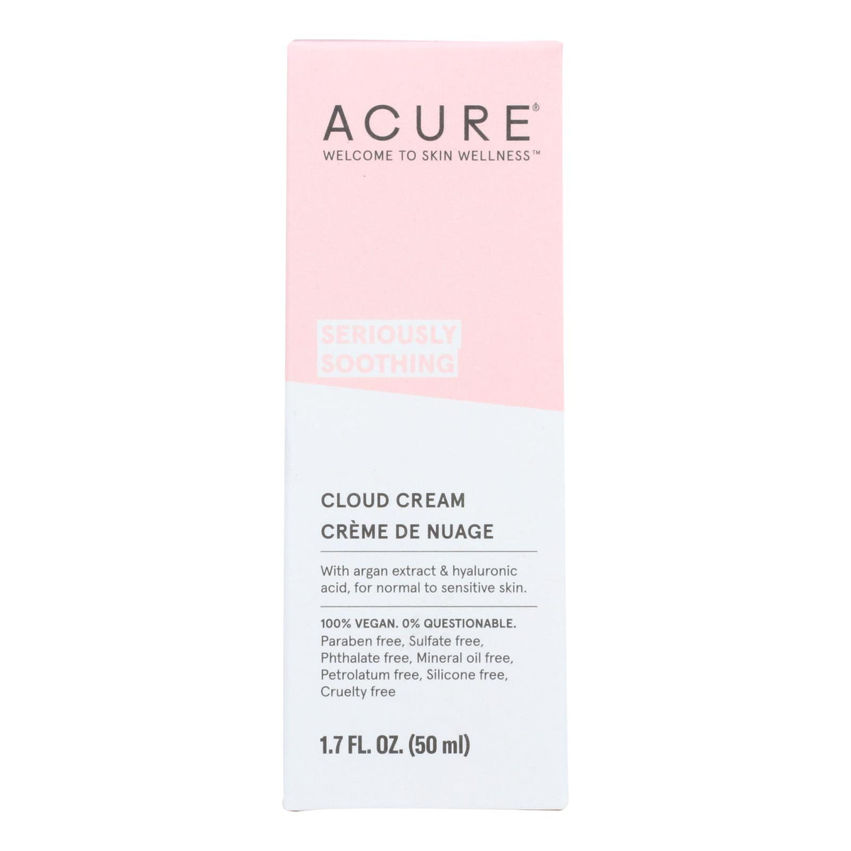 Acure - Cream - Soothing - Cloud - 1.7 Fl Oz